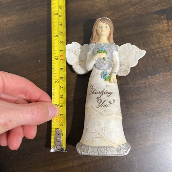 ELEMENTS “THINKING OF YOU” #82318 Porcelain Angel Figurine - Picture 9 of 10